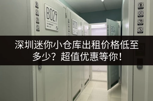 深圳迷你小仓库出租价格低至多少？超值优惠等你！