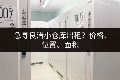 急寻良渚小仓库出租？价格、位置、面积，一网打尽！