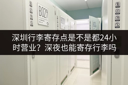 深圳行李寄存点是不是都24小时营业？深夜也能寄存行李吗？