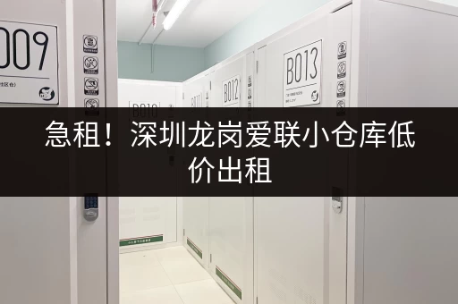 急租！深圳龙岗爱联小仓库低价出租，多种户型任您挑选！