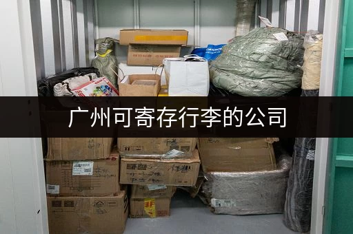 广州可寄存行李的公司，如何选择合适的寄存服务？
