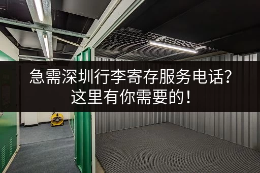 急需深圳行李寄存服务电话？这里有你需要的！