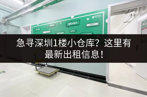 急寻深圳1楼小仓库？这里有最新出租信息！