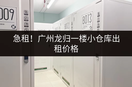 急租！广州龙归一楼小仓库出租价格，超低价等你来！