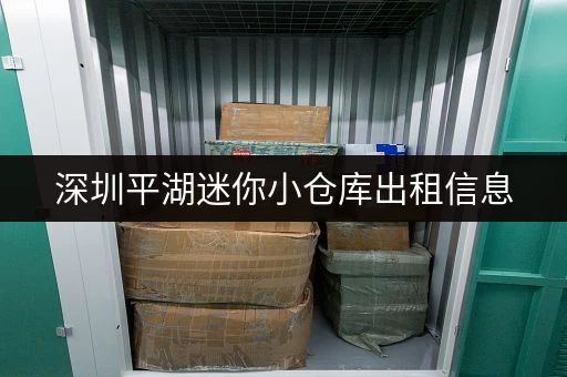 深圳平湖迷你小仓库出租信息，安全可靠低价出租
