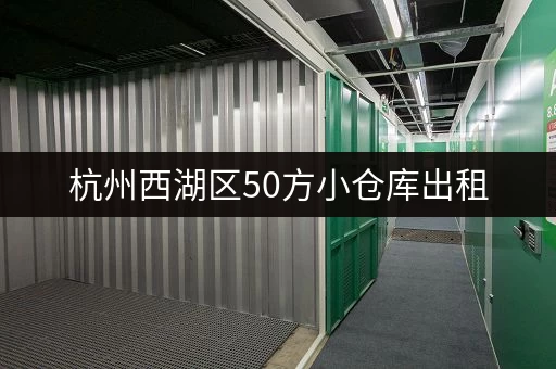 杭州西湖区50方小仓库出租，灵活租期，方便实用！