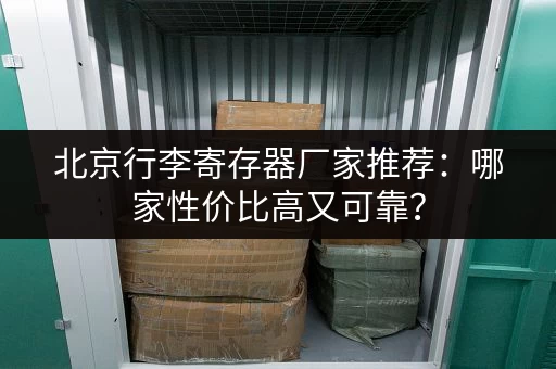 北京行李寄存器厂家推荐：哪家性价比高又可靠？