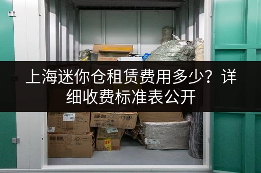 上海迷你仓租赁费用多少？详细收费标准表公开