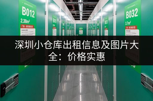 深圳小仓库出租信息及图片大全：价格实惠，位置优越！