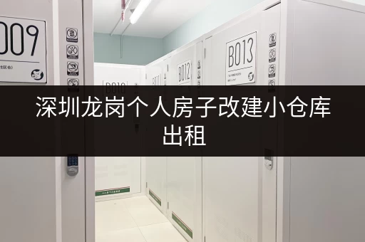 深圳龙岗个人房子改建小仓库出租，方便快捷