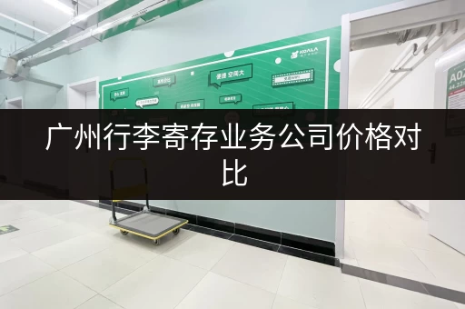 广州行李寄存业务公司价格对比，选择性价比最高的方案
