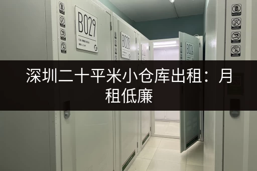 深圳二十平米小仓库出租:月租低廉,性价比高 深圳二十平米小仓库出租:月租低廉,性价比高