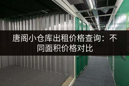 唐阁小仓库出租价格查询：不同面积价格对比