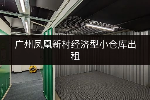 广州凤凰新村经济型小仓库出租，适合小型企业