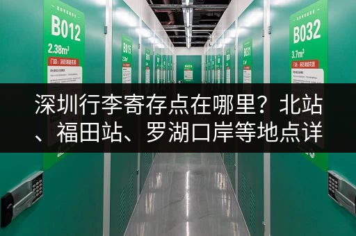 深圳行李寄存点在哪里？北站、福田站、罗湖口岸等地点详细指南