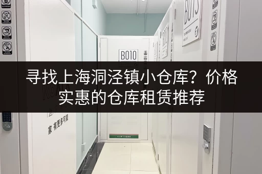 寻找上海洞泾镇小仓库？价格实惠的仓库租赁推荐