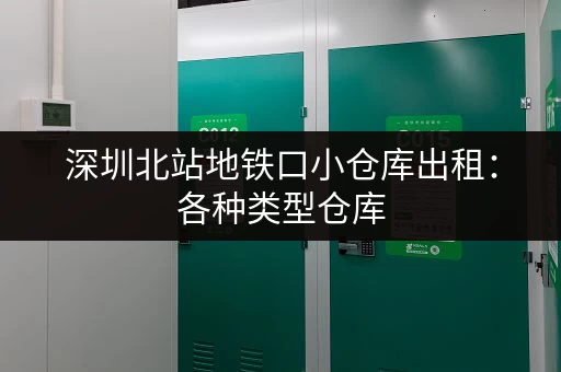 深圳北站地铁口小仓库出租：各种类型仓库，满足您的需求