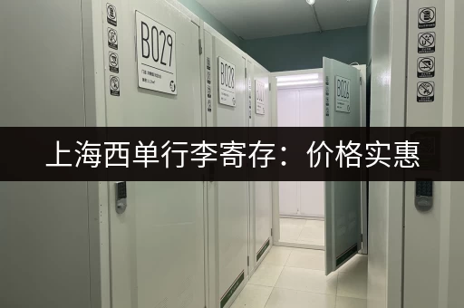 上海西单行李寄存：价格实惠，多种选择任你挑