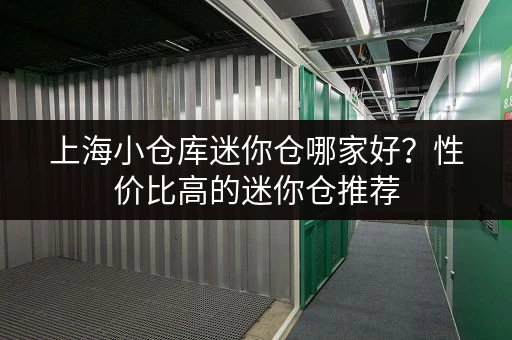 上海小仓库迷你仓哪家好？性价比高的迷你仓推荐