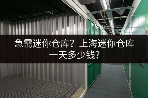 急需迷你仓库？上海迷你仓库一天多少钱？