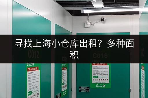 寻找上海小仓库出租？多种面积，灵活租赁，安全可靠