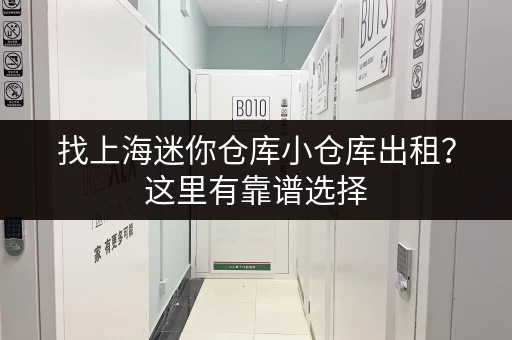 找上海迷你仓库小仓库出租？这里有靠谱选择