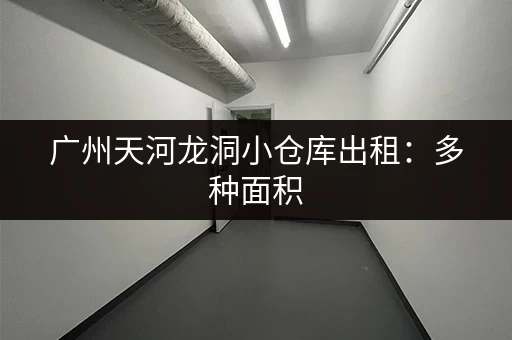广州天河龙洞小仓库出租：多种面积，满足您的需求