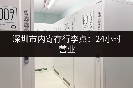 深圳市内寄存行李点：24小时营业，随时随地存取