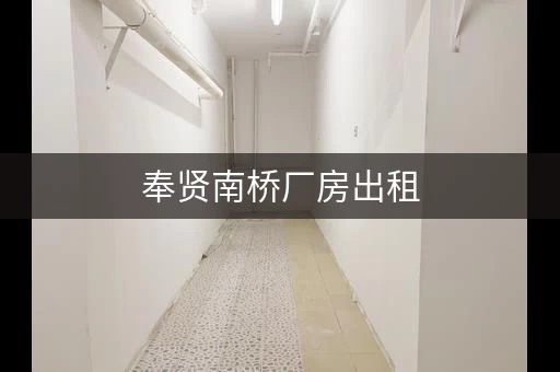奉贤南桥厂房出租，南汇仓库出租
