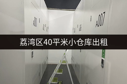 荔湾区40平米小仓库出租，低价出租，欢迎咨询！