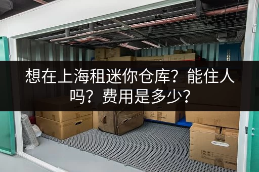 想在上海租迷你仓库？能住人吗？费用是多少？