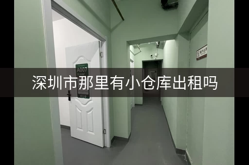 深圳市那里有小仓库出租吗，深圳市那里有小仓库出租的地方