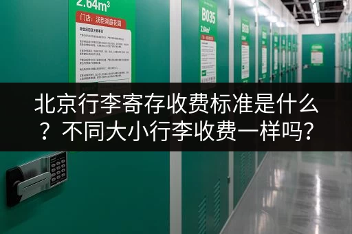 北京行李寄存收费标准是什么？不同大小行李收费一样吗？