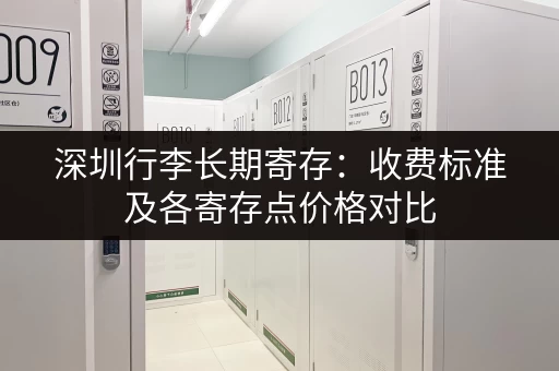 深圳行李长期寄存：收费标准及各寄存点价格对比