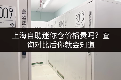 上海自助迷你仓价格贵吗？查询对比后你就会知道