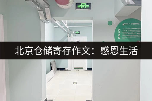 北京仓储寄存作文：感恩生活，珍惜拥有的一切