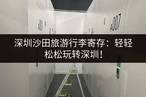 深圳沙田旅游行李寄存：轻轻松松玩转深圳！