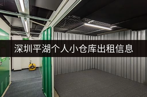 深圳平湖个人小仓库出租信息，多种面积选择，方便快捷！