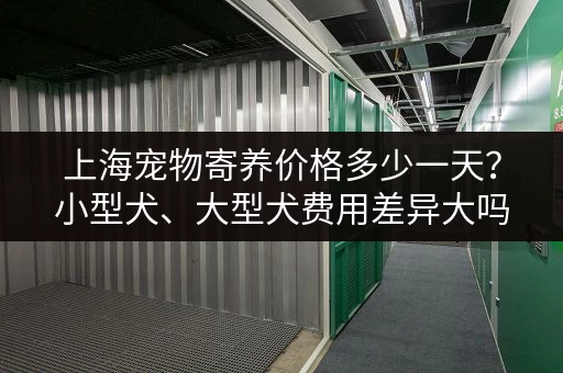 上海宠物寄养价格多少一天？小型犬、大型犬费用差异大吗？