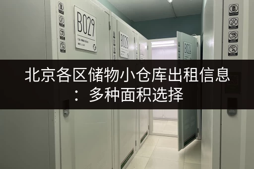 北京各区储物小仓库出租信息：多种面积选择，安全可靠