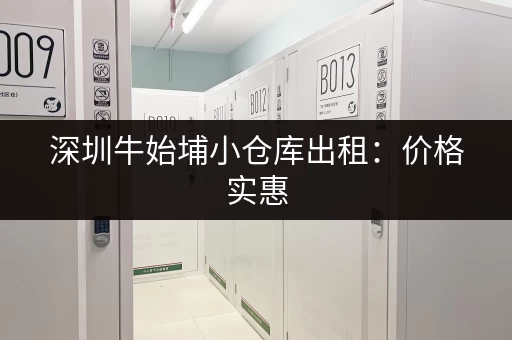 深圳牛始埔小仓库出租：价格实惠，面积灵活