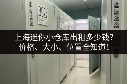 上海迷你小仓库出租多少钱？价格、大小、位置全知道！