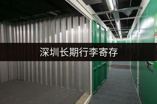 深圳长期行李寄存，如何选择性价比高的寄存点？