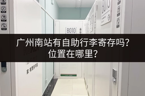 广州南站有自助行李寄存吗？位置在哪里？