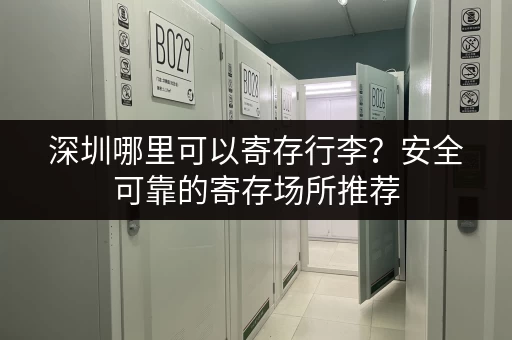 深圳哪里可以寄存行李？安全可靠的寄存场所推荐