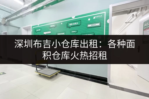 深圳布吉小仓库出租：各种面积仓库火热招租