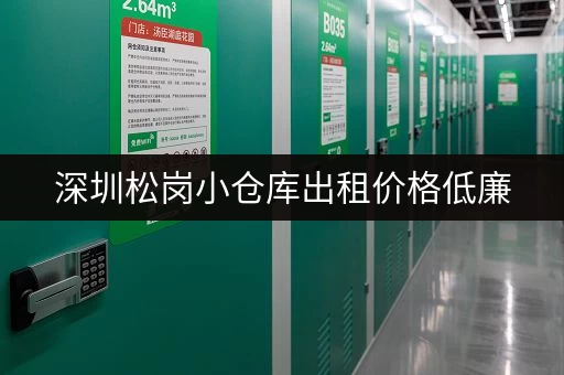 深圳松岗小仓库出租价格低廉，面积灵活可选