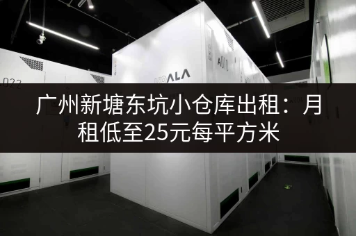 广州新塘东坑小仓库出租：月租低至25元每平方米