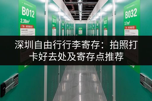 深圳自由行行李寄存：拍照打卡好去处及寄存点推荐