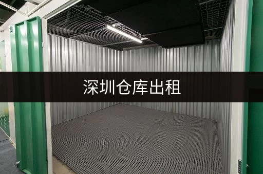 深圳仓库出租，安全可靠的行李寄存好去处